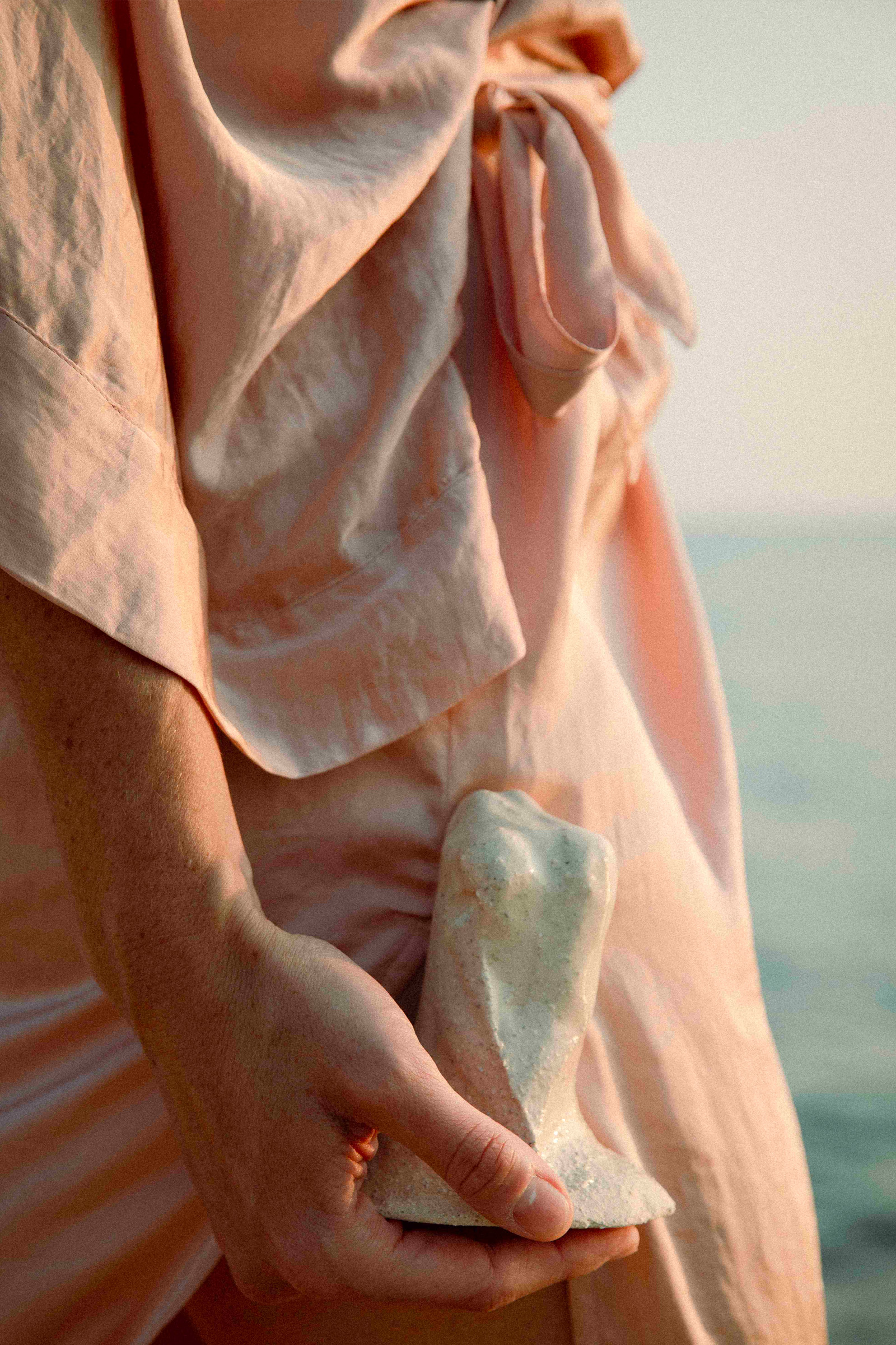 Sculpture céramique tenue en main